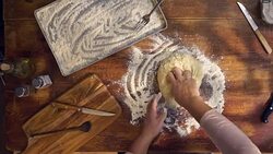 Preparing Fresh Homemade Gnocchi Stock Footage