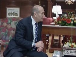 Olmert and Mubarak meet for mideast peace talks, ADDS news conference News Clip