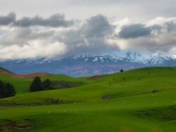 TIME LAPSE: Mt Ruapehu Volcano, New Zealand Landscape Stock Footage