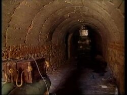 British troops destroy weapons hidden in caves News Clip