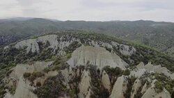 Les Orgues d'Ille sur Tet, Languedoc-Roussillon Stock Footage