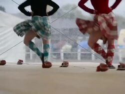 The Annual Cowal Highland Games Stock Footage