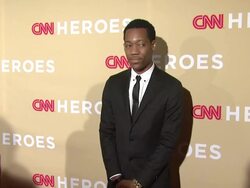 Tyler James Williams at 2014 CNN Heroes: An All Star Tribute - Red Carpet at American Museum of Natural History on November 18, 2014 in New York City Stock Footage