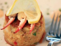 Crab Cake Gourmet Stock Footage