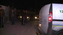 CLEAN : Ukrainian police stand guard in front of military base News Clip