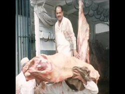 SYND 18-11-72 MEAT BAN ENDS News Clip