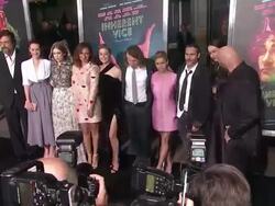 at the 'Inherent Vice' Los Angeles Premiere Stock Footage