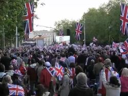 ATMOSPHERE: BBC Concert Diamond Jubilee at Buckingham Palace on June 04, 2012 in London, England (Footage by WireImage Video/Getty Images) Stock Footage