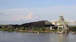 COAL TERMINAL Stock Footage