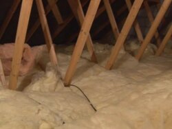 Loft / Attic Insulation HD1 Stock Footage