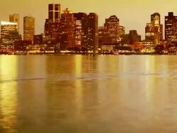 Sunset in boston - Timelapse Stock Footage