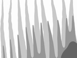 MORPHOGENETIC FLUX : vertical - white to black (TRANSITION) Stock Footage