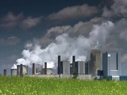 Large Power Station Stock Footage