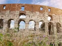 The Coliseum of Rome Stock Footage