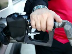 Unseasonably High Gas Prices Suggest Year Of Escalating Prices Stock Footage