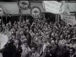 PERON RALLY - News Clip