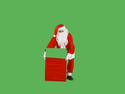 Santa's Bag Of Surprise Stock Footage