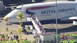 Team GB Arrive At Heathrow News Clip