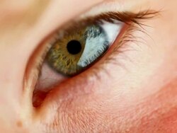 Green Eye Stock Footage