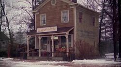 General store in town, 1908 - reenactment, clip 3 Stock Footage