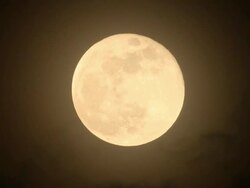 Full Moon Rising Stock Footage