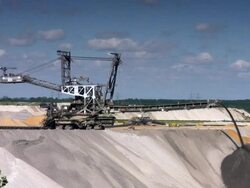 open cast mining Stock Footage