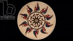 Animated 19th century phenakistoscope with conductor Stock Footage