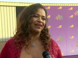 INTERVIEW: Debbie Allen on being honored and what she appreciates about the Alfred Mann Foundation, if she's been to the gala in the past,  Stock Footage