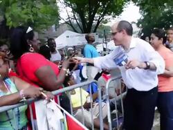 Jack Hidary during Labor Day Parade Stock Footage