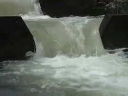 Stears waterfall Stock Footage
