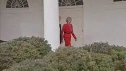 Theresa May & Donald Trump Together at White House News Clip