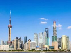 cityscape of shanghai,time lapse Stock Footage