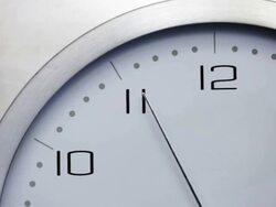 Time seconds hand twelve    TI Stock Footage