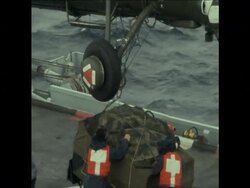 SYND 6-12-72 SCENES OF HELICOPTER TRANSPORT OPERATION TO VALLETTA News Clip