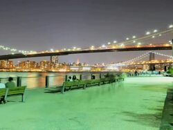 TIME LAPSE: Brooklyn Bridge Park, New York City Stock Footage