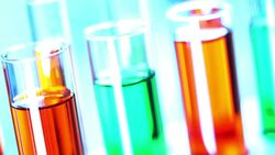 Colorful test tubes Stock Footage
