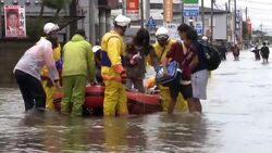 CLEAN : Floods spark evacuations as Japan is deluged News Clip