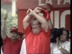 NICARAGUA: COUNTRY APPEARS DIVIDED ON EVE OF ELECTIONS News Clip