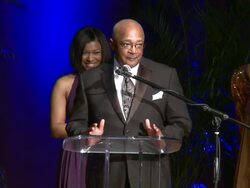 SPEECH: Darold Sawyer says Hollywood awards don't compare to this one at The 2012 Diamond Awards - Hosted by The Not Alone Foundation on 3/17/2012 in Atlanta, GA Stock Footage