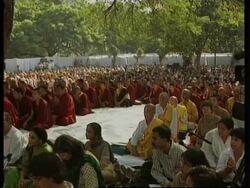 Exiled Tibetan leader holds multi-faith prayer session in New Delhi News Clip