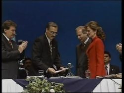 GUATEMALA: NEW PRESIDENT'S INAUGURATION ADDRESS News Clip