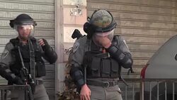 CLEAN : Clashes erupt over metal detectors at Jerusalem mosque News Clip