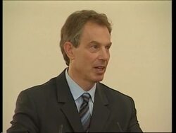 Joint news briefing by Blair and Putin News Clip