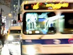 TIME LAPSE: MTA Buses, Midtown Manhattan, New York Stock Footage
