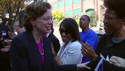 With just over a week to go before the midterm elections, Georgia Democratic Senate candidate Michelle Nunn worked to get supporters fired up, Monday. Polls show Nunn locked in a virtual dead heat against Republican David Purdue. (Oct. 27) News Clip