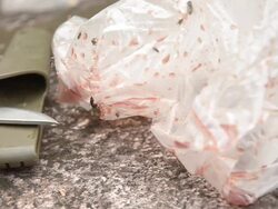 dolly : sign of crime Stock Footage