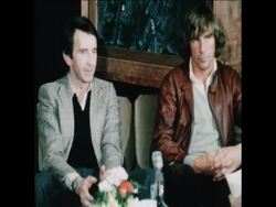 SYND 26 12 80 JOHN WATSON AND JAMES HUNT SPEAK AT A PRESS CONFERENCE IN BUDAPEST News Clip