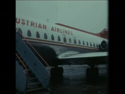 SYND 21-2-70 AN EXPLOSION ABOARD AN AUSTRIAN AIRLINES PLANE Instructional Video