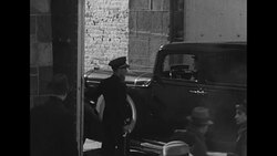 Hearse carries away body of Bruno Hauptmann, convicted kidnapper of Lindbergh baby, after he is executed in New Jersey News Clip