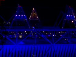 2012 Olympic Closing Ceremony at Olympic Stadium on August 12, 2012 in London, England, Restriction to read: UK Broadcast OUT (Footage by WireImage Video/Getty Images) Stock Footage